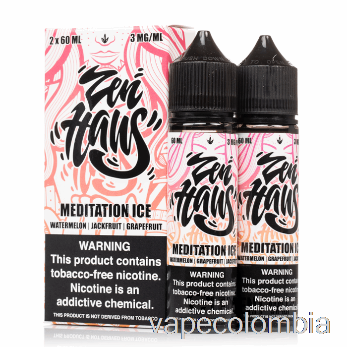 Hielo De Meditación Desechable Vape - Zen Haus - 120ml 3mg